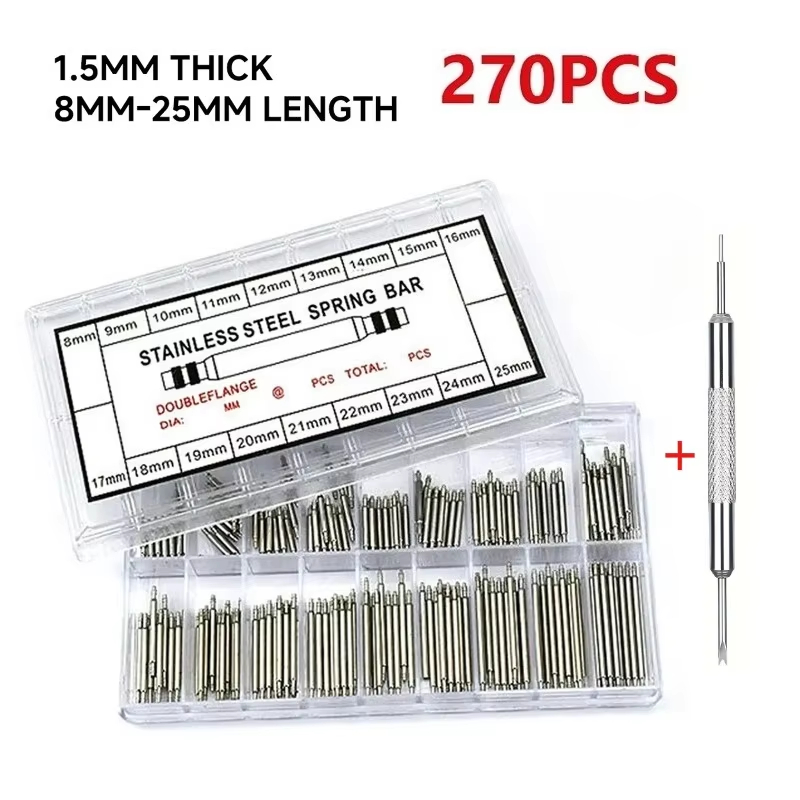 270pcs Stainless Steel Spring  - Spring Bar Tool Set recension och pris