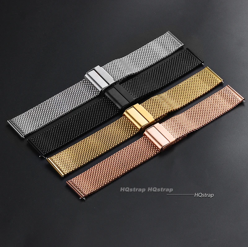 0.6mm 1.0mm Milanese Mesh Stra - Mesh Strap Metal recension och pris