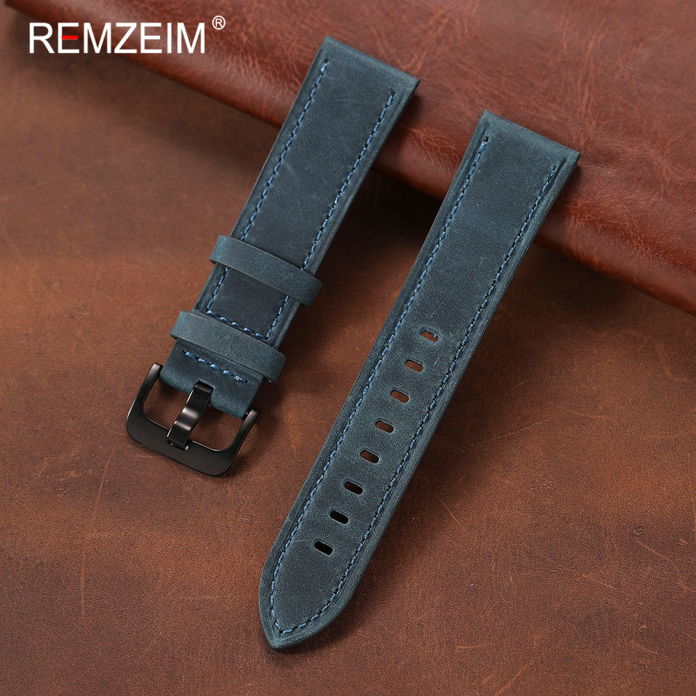 Classic Men's Crazy Horse Leat - Leather Strap Quick Release recension och pris