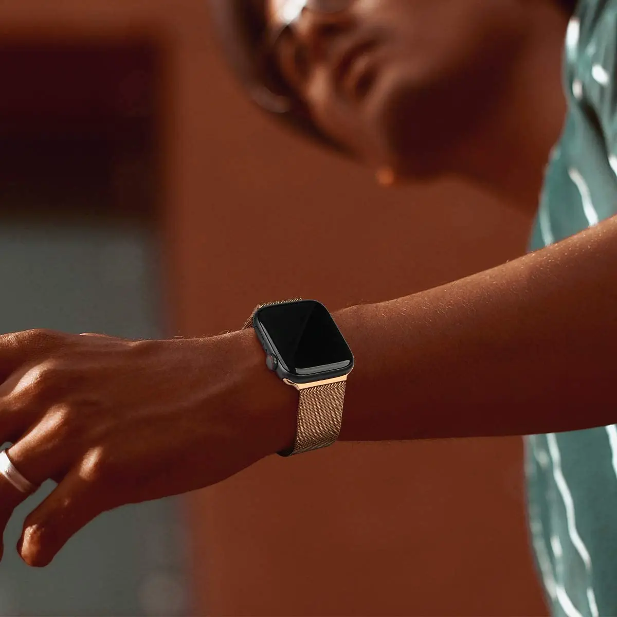 Strap For Apple watch ultra Ba - Milanese Loop Magnetic recension och pris