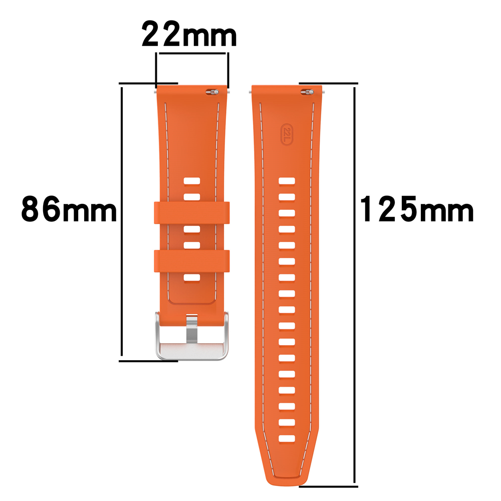 22mm Stitching silicone univer - Silicone Watch Band 22Mm recension och pris
