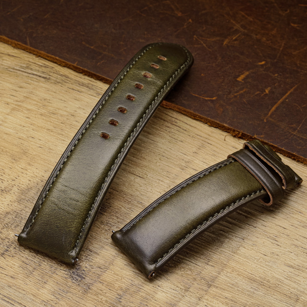 Hemsut Horween Leather Watch B - Leather Strap Quick Release recension och pris