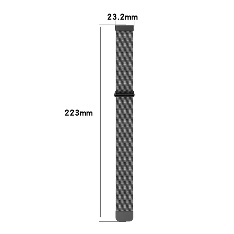 Milan Strap For Fitbit Versa 3 - Milanese Loop Magnetic recension och pris