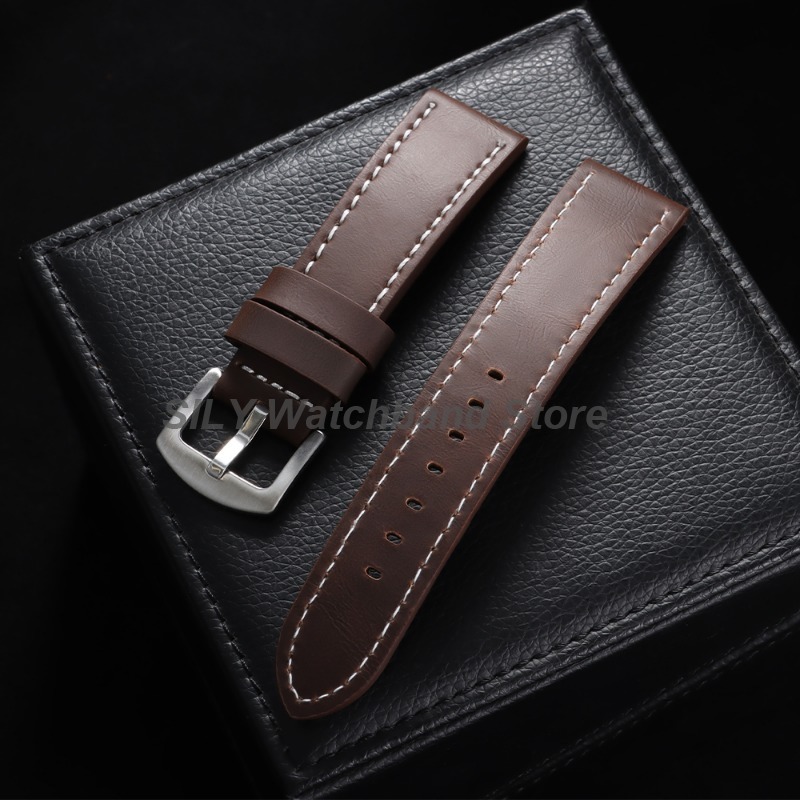 Genuine Leather Watchband 18mm - Suede Strap Watch recension och pris
