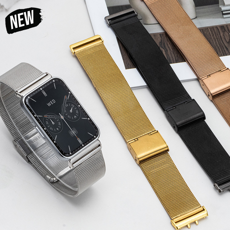 Stainless Steel Strap for Sams - Mesh Strap Metal recension och pris