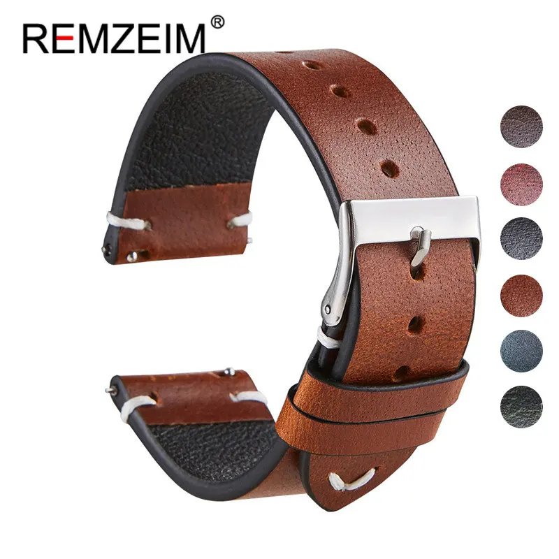 REMZEIM Quick Release Leather  - Leather Strap Quick Release recension och pris