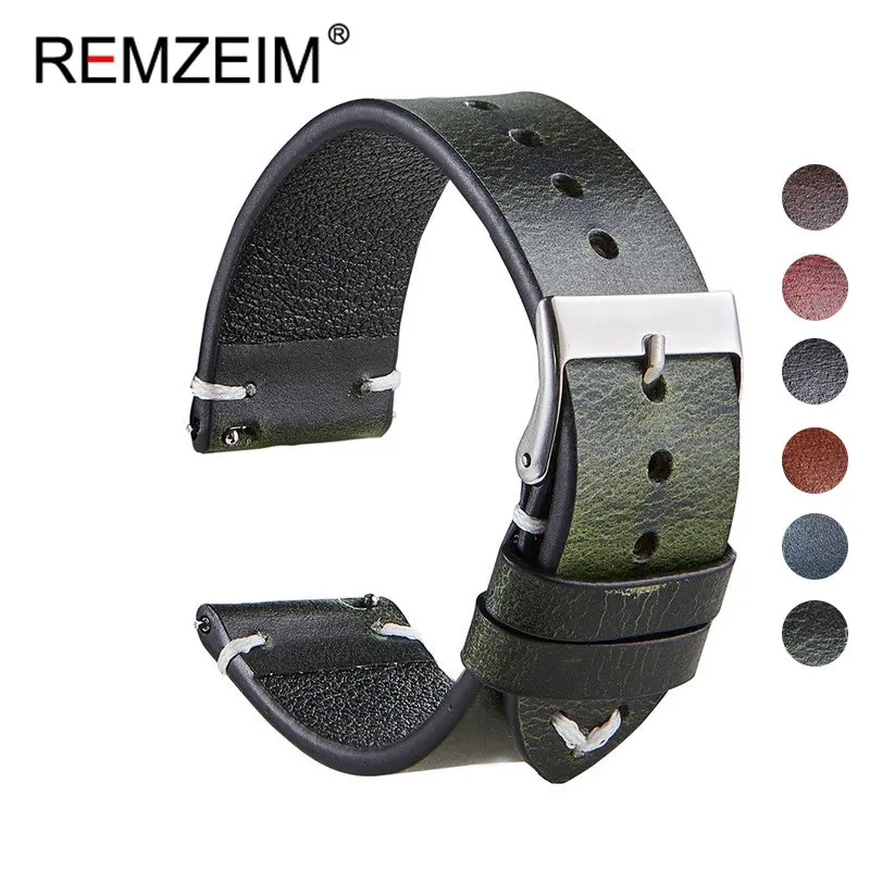 REMZEIM Quick Release Leather  - Leather Strap Quick Release recension och pris