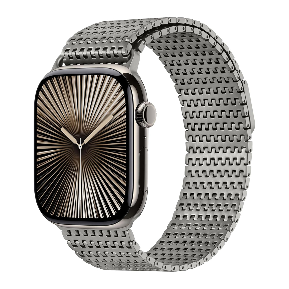 Titanium loop strap for Apple  - Milanese Loop Magnetic recension och pris