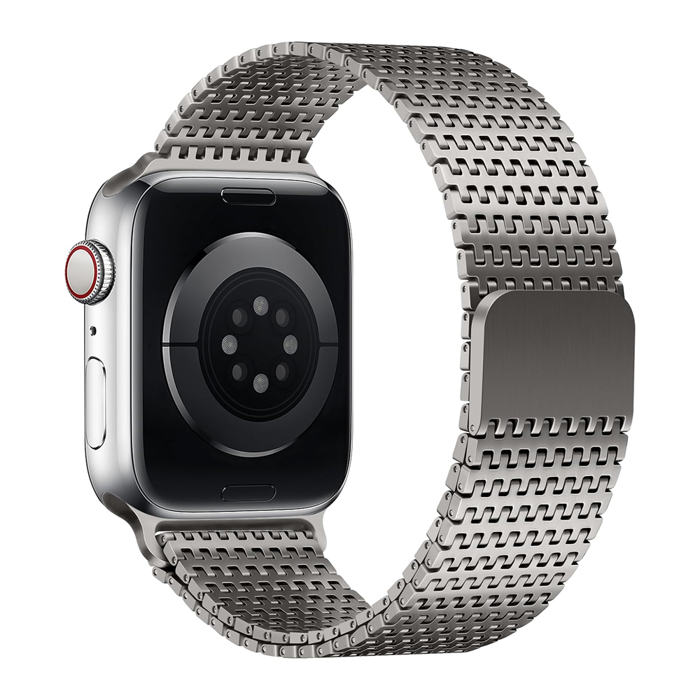 Titanium loop strap for Apple  - Milanese Loop Magnetic recension och pris