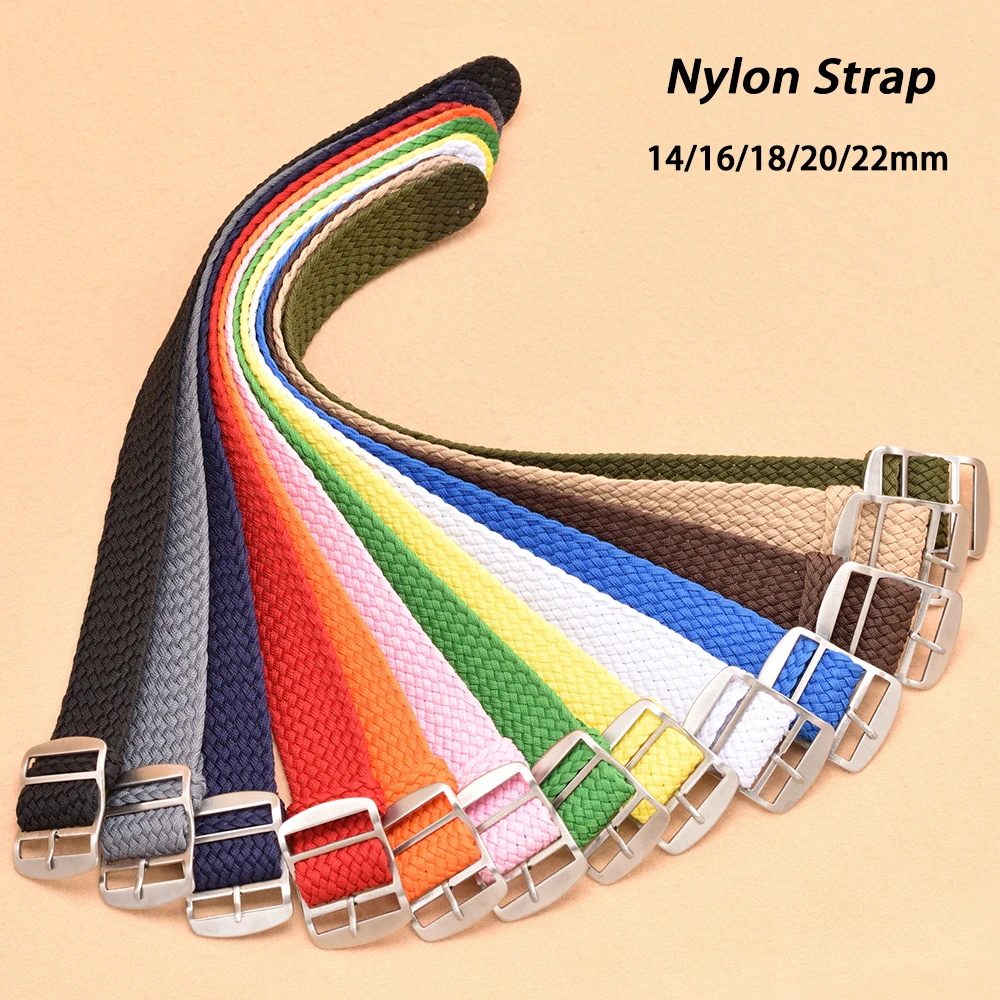 Woven Nylon Watch Strap 14mm 1 - Perlon Strap Woven recension och pris