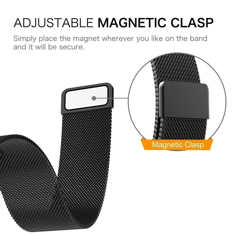 20mm 22mm Milanese Loop For CO - Milanese Loop Magnetic recension och pris
