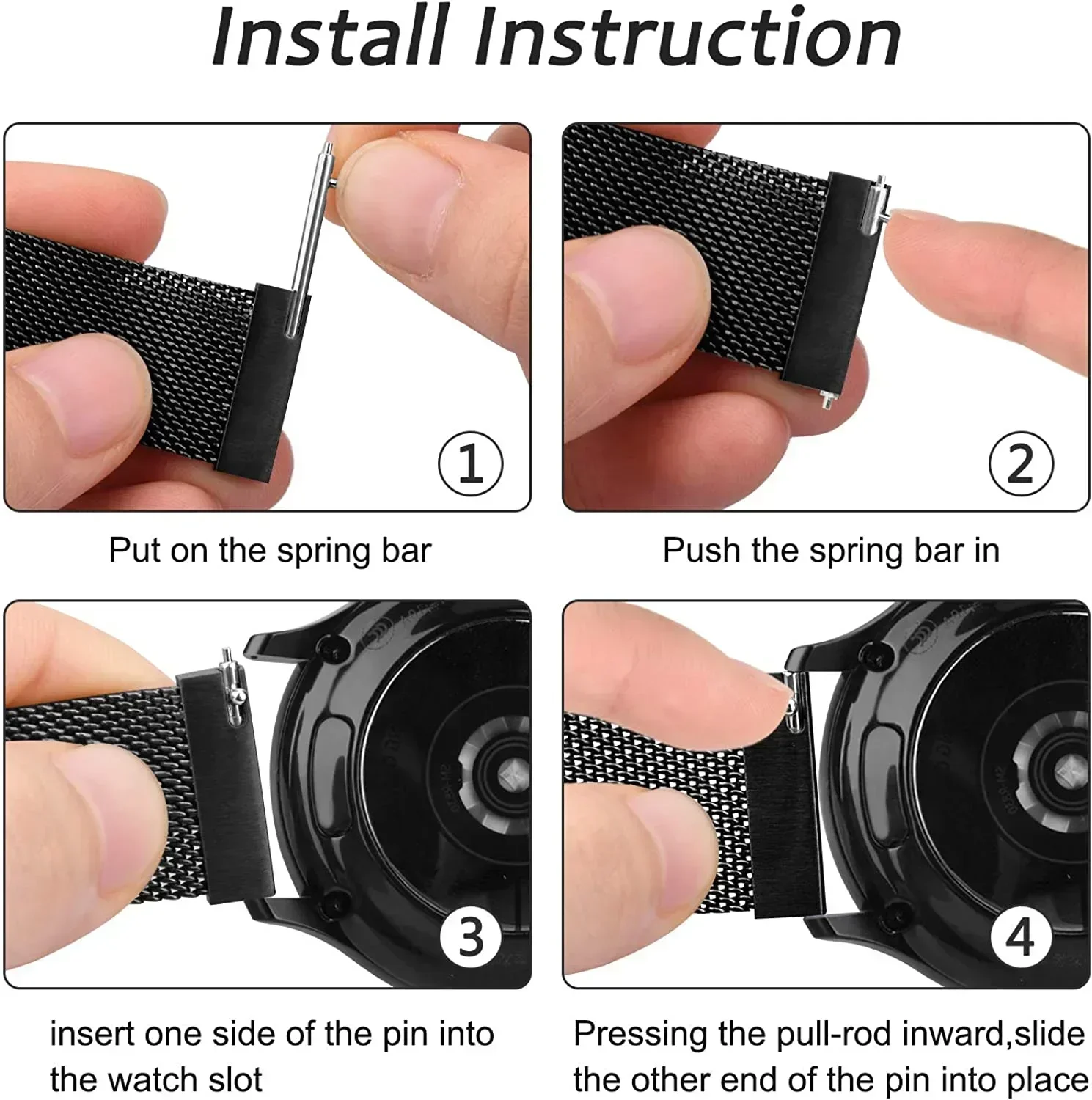 20mm 22mm Milanese Loop For CO - Milanese Loop Magnetic recension och pris