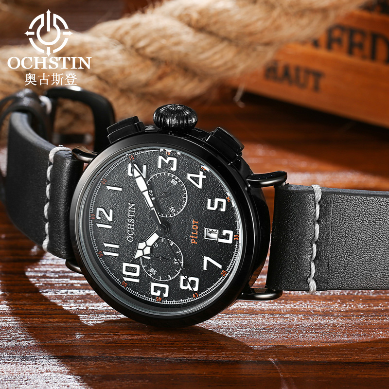OCHSTIN Genuine Leather Strap  - Leather Watch Band Men recension och pris